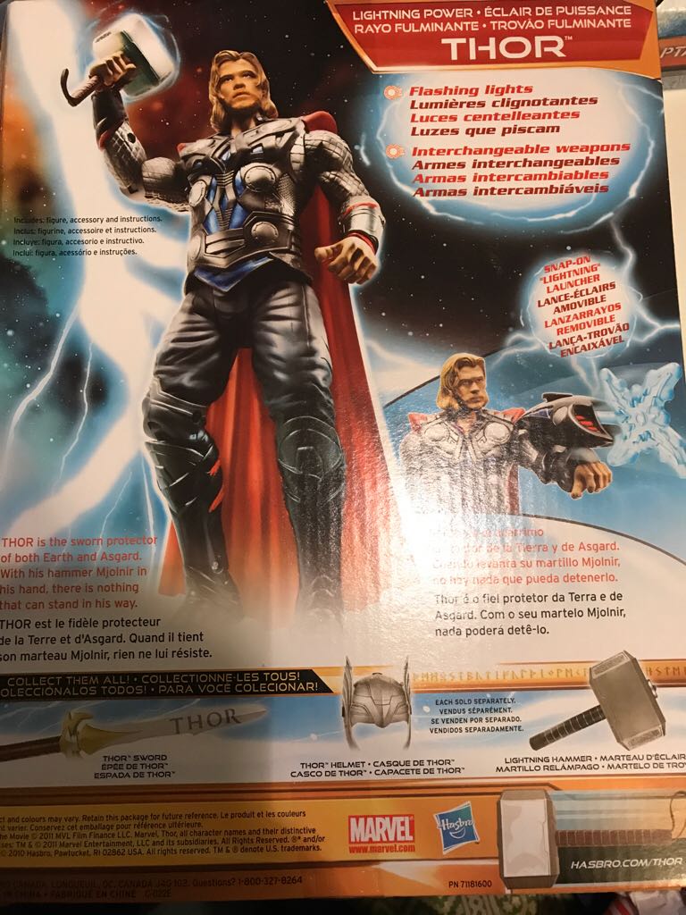 Thor Move - 12” Deluxe Thor  action figure collectible [Barcode 653569616306] - Main Image 2