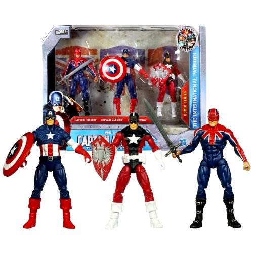The International Patriots - Hasbro (Captain America: The First Avenger) action figure collectible [Barcode 653569616702] - Main Image 2