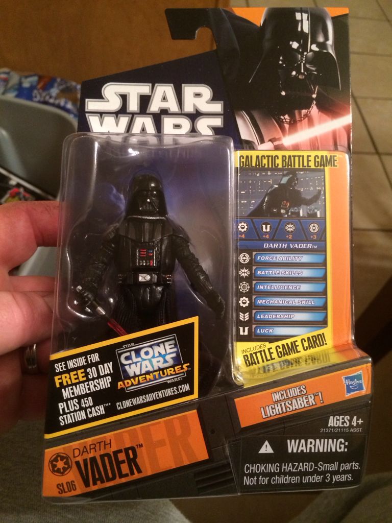 GBG SL06 - Darth Vader - Hasbro (Saga Legends) action figure collectible [Barcode 653569620853] - Main Image 1
