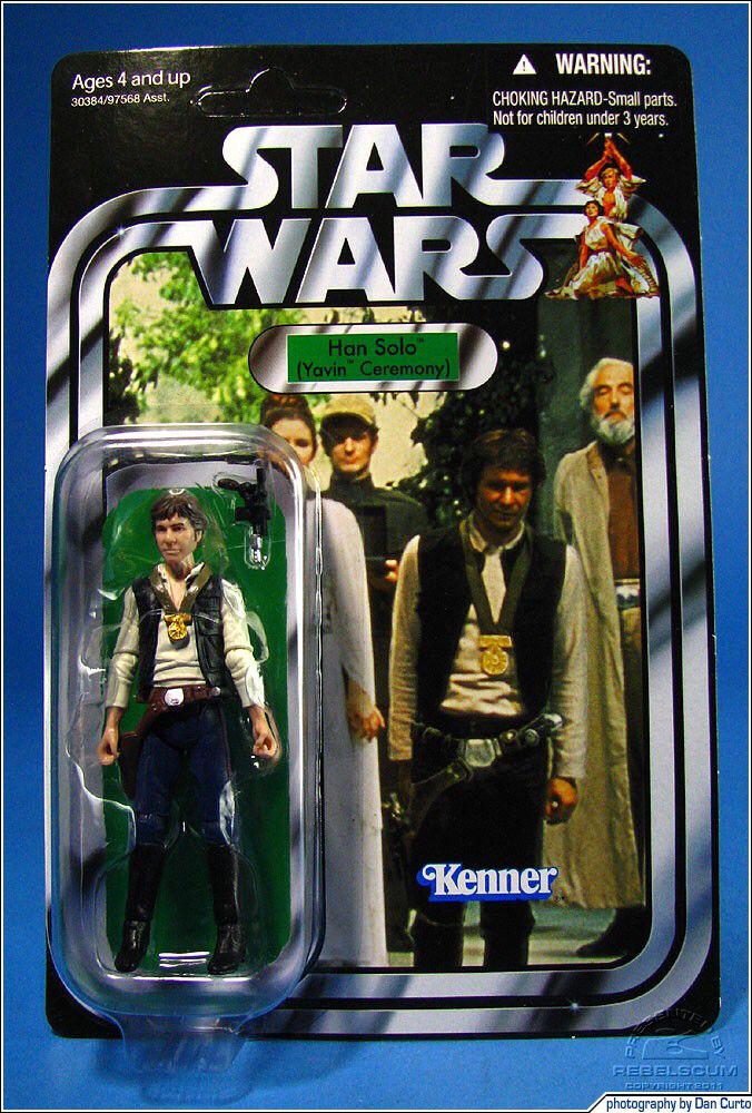 Han Solo (Yavin Ceremony) VC42 - Hasbro (Star Wars: Episode IV - A New Hope) action figure collectible [Barcode 653569621577] - Main Image 2