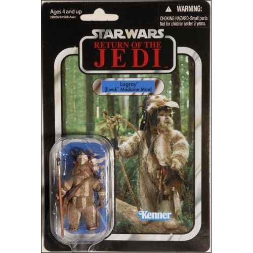 VC55 Logray (Ewok Medicine Man) - Hasbro (Star Wars: Return Of The Jedi) action figure collectible [Barcode 653569622239] - Main Image 2