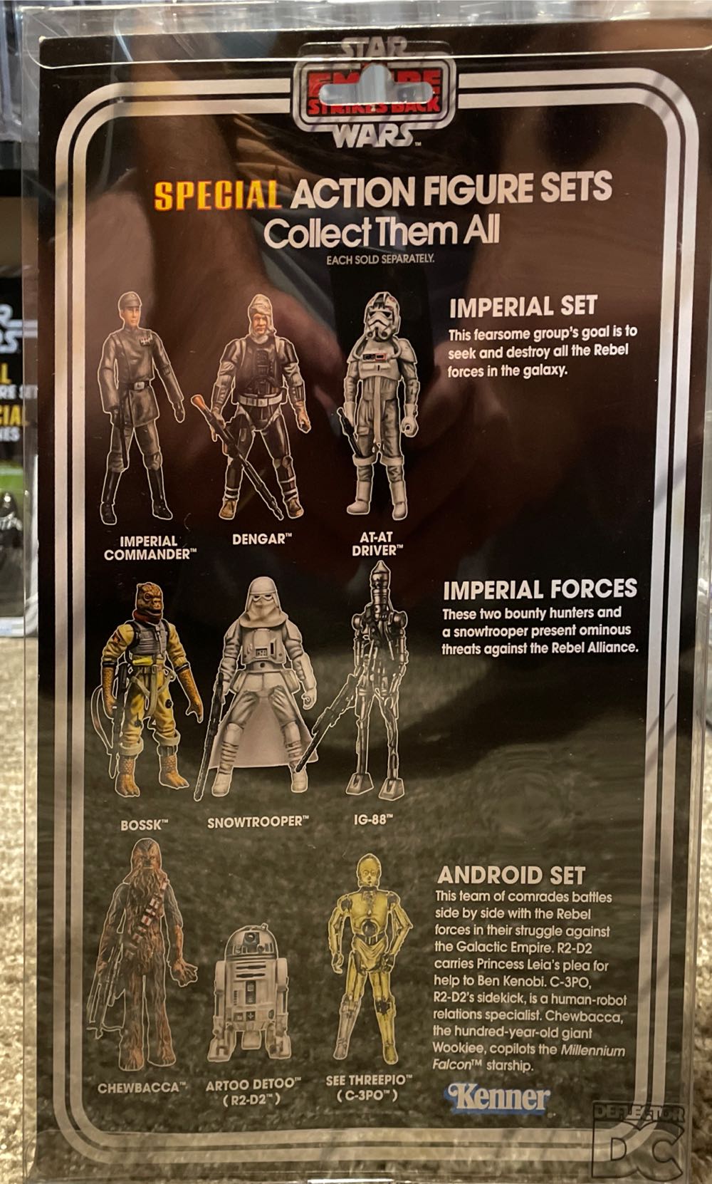 Imperial Set 3-Pack (Imperial Commander, Dengar & AT-AT Driver) - Hasbro (Star Wars: Episode V - The Empire Strikes Back) action figure collectible [Barcode 653569622536] - Main Image 2