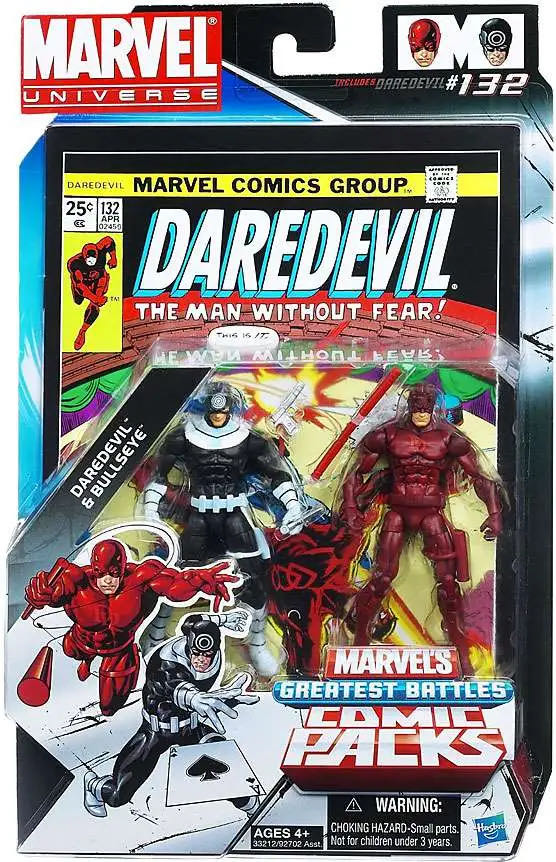 Marvel-Daredevil And Bulleyes - Hasbro (Marvel-Marvel Universe 3.75”) action figure collectible [Barcode 653569625346] - Main Image 3