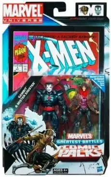 Gambit & Mister Sinister - Marvel (Marvel Universe Comic Packs) action figure collectible [Barcode 653569625353] - Main Image 3