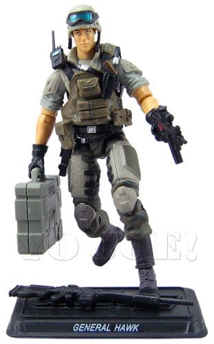 G.I. Joe Pursuit of Cobra: General Clayton “Hawk” Abernathy - Hasbro (G.I. Joe Pursuit Of Cobra) action figure collectible [Barcode 653569625896] - Main Image 2