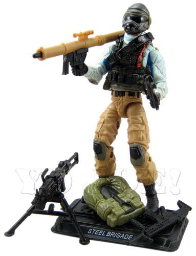 Steel Brigade | (1111)  - Hasbro (Vh - G.I. Joe Pursuit of Cobra Line) action figure collectible [Barcode 653569625919] - Main Image 2