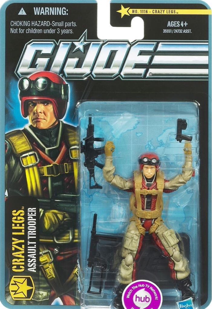 G.I. Joe- Cobra: Crazy Legs - Hasbro (G.I.Joe) action figure collectible [Barcode 653569625964] - Main Image 1