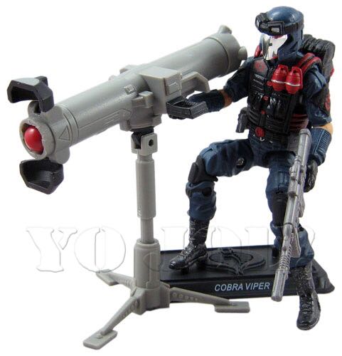G.I. Joe Cobra Viper - Hasbro (G.I. Joe Pursuit Of Cobra - Desert Battle) action figure collectible [Barcode 653569625995] - Main Image 2