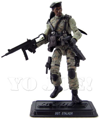 G.I. Joe 30th Anniversary: Renegades: SGT. Stalker - Hasbro (G. I. Joe 3 3/4” Pursuit Of Cobra) action figure collectible [Barcode 653569626374] - Main Image 2