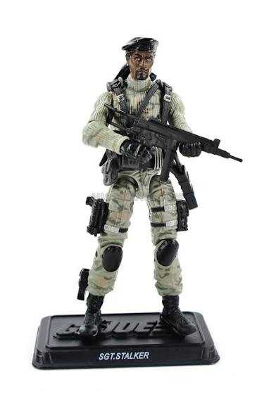 G.I. Joe 30th Anniversary: Renegades: SGT. Stalker - Hasbro (G. I. Joe 3 3/4” Pursuit Of Cobra) action figure collectible [Barcode 653569626374] - Main Image 4