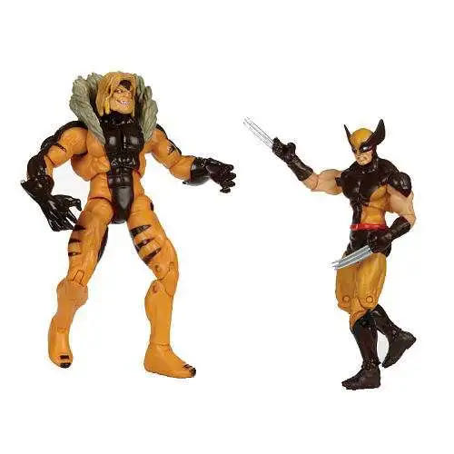 Wolverine & Sabretooth - Hasbro (Marvel Universe - X-Men First Class) action figure collectible [Barcode 653569630302] - Main Image 4