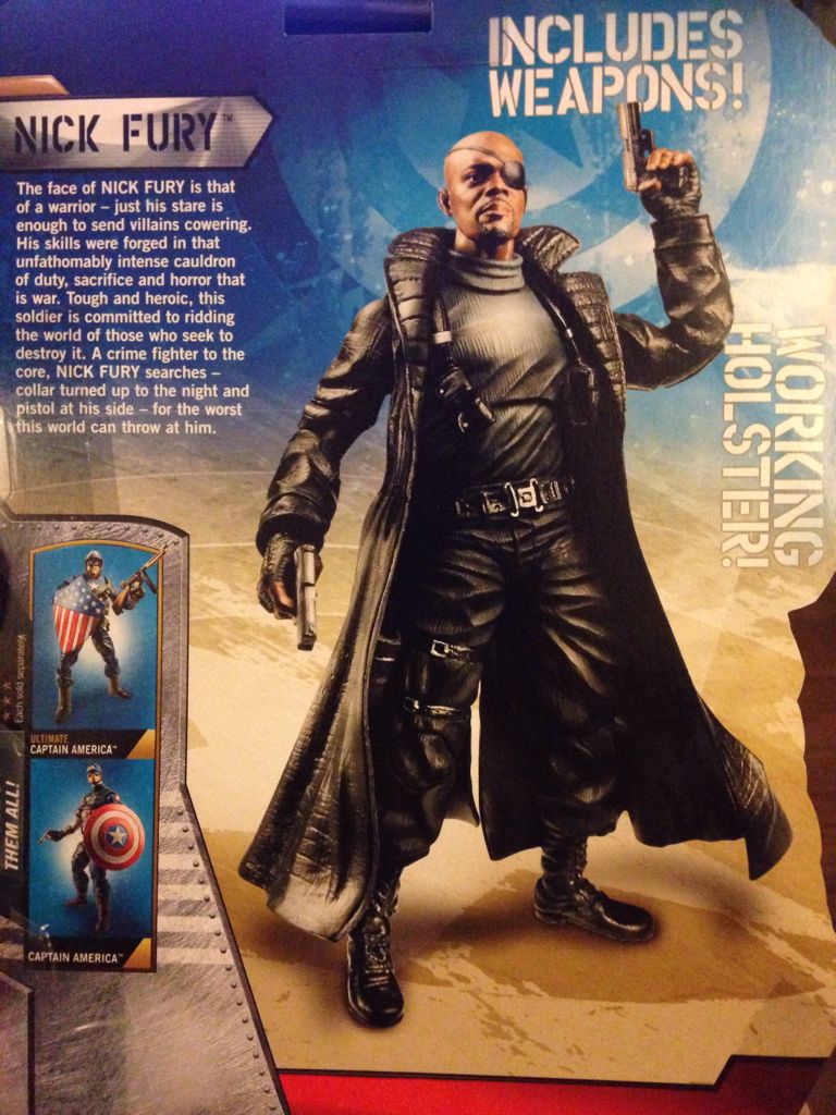 Nick Fury - Hasbro (Marvel (Avengers)) action figure collectible [Barcode 653569633228] - Main Image 2