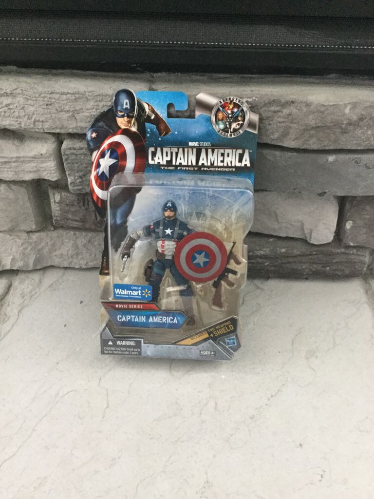 Captain America - Hasbro (Movie Series - WalMart) action figure collectible [Barcode 653569633242] - Main Image 2