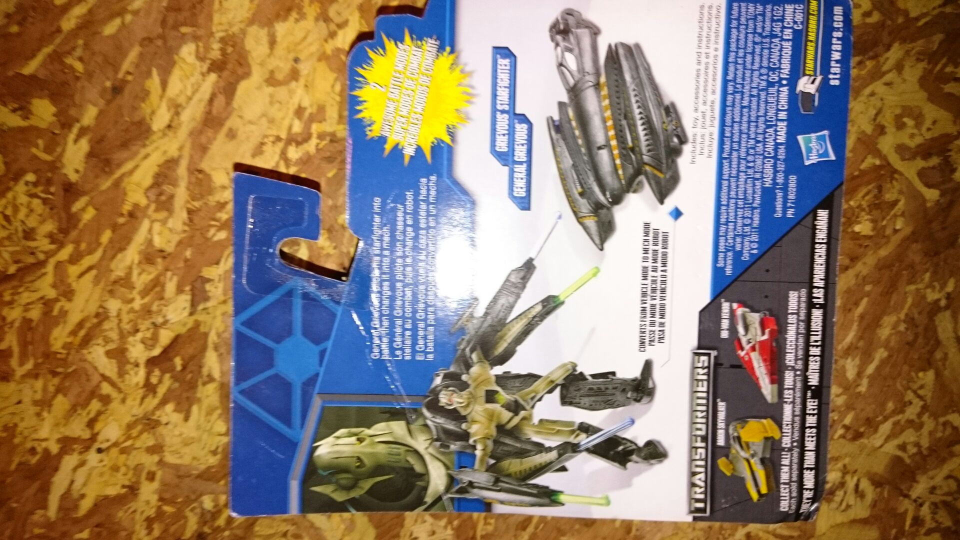 General Grevious - Grevious Starfighter  (Transformers star wars) action figure collectible [Barcode 653569637318] - Main Image 2