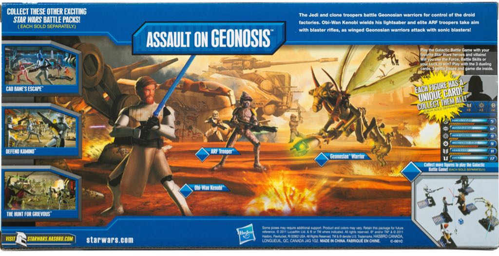 Battle Packs - Assault On Geonosis - Hasbro (The Clone Wars Collection) action figure collectible [Barcode 653569641230] - Main Image 2