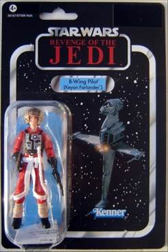 B-wing Pilot (Keyan Farlander) - Hasbro (Star Wars: Return Of The Jedi) action figure collectible [Barcode 653569645528] - Main Image 1