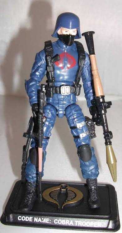 G.I. Joe 30th Anniversary
: Cobra Trooper - Hasbro (GI Joe 30th) action figure collectible [Barcode 653569646228] - Main Image 4