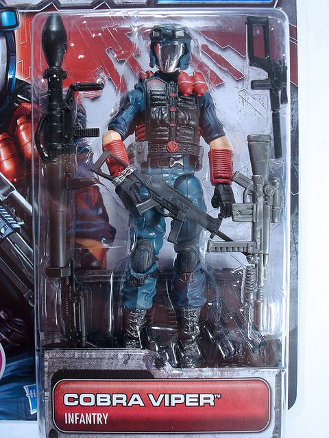 Hasbro G.I. Joe 30th Anniversary Action Figures (2012 Wave 1): Cobra Viper - Hasbro (G.I. Joe: 30th Anniversary) action figure collectible [Barcode 653569646259] - Main Image 2