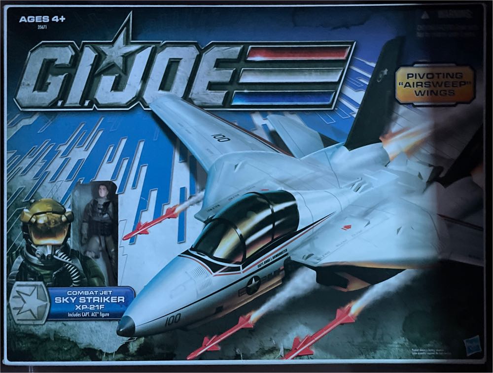 GI Joe 30th - Sky Striker w/ Capt. Ace - Hasbro (GI Joe 30th) action figure collectible [Barcode 653569646464] - Main Image 3
