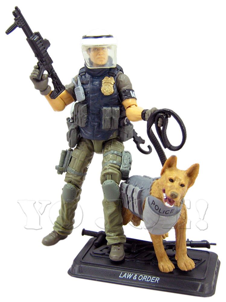 Law & Order (Police K-9 Unit) - Hasbro (Renagades) action figure collectible [Barcode 653569650249] - Main Image 2