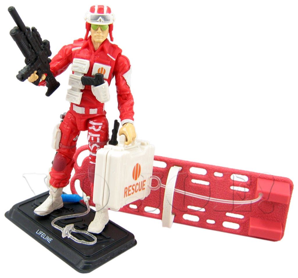Lifeline V7 - Hasbro (G. I. Joe 3 3/4” Pursuit Of Cobra) action figure collectible [Barcode 653569650263] - Main Image 2