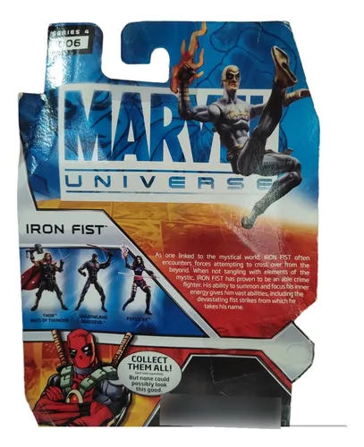 Iron Fist (White Costume) - Hasbro (Marvel Universe Wave 5 2011) action figure collectible [Barcode 653569652076] - Main Image 3