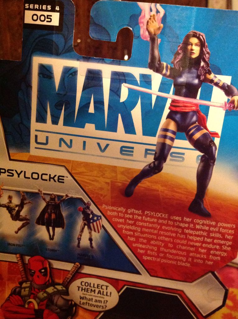 Psylocke - Hasbro (Marvel Universe) action figure collectible [Barcode 653569652083] - Main Image 2