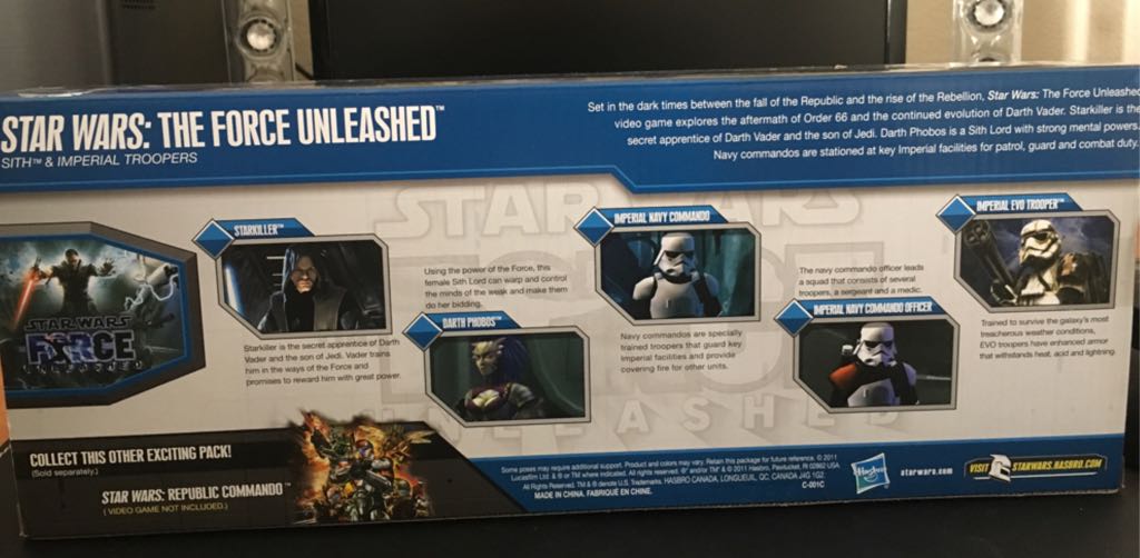 Force Unleashed: Sith & Imperial Troopers Sam Witwer Autograph - Hasbro (The Force Unleashed) action figure collectible [Barcode 653569656746] - Main Image 2