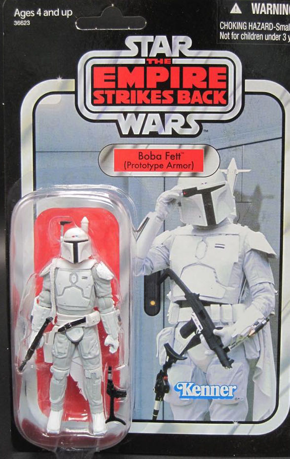 VC61 - Boba Fett Prototype Armor Star Wars Vintage Collection Action Figure - Hasbro (Star Wars Vintage Collection) action figure collectible [Barcode 653569661184] - Main Image 3