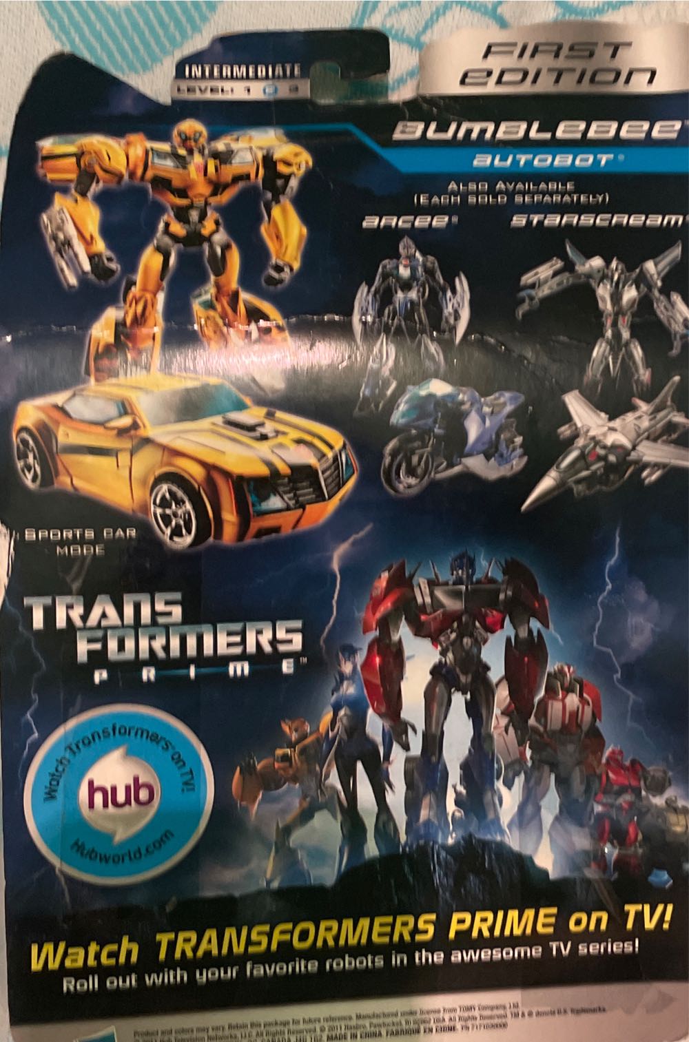 Transformers Prime-Bumblebee - Hasbro (Transformers Prime-First Edition) action figure collectible [Barcode 653569663560] - Main Image 4