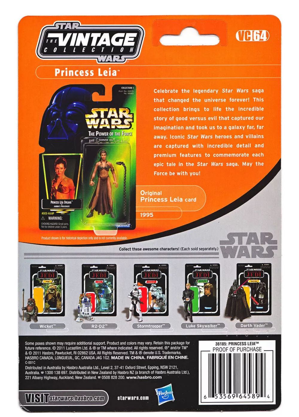 Princess Leia (Slave Outfit) - Hasbro (Episode VI: Return of the Jedi) action figure collectible [Barcode 653569664215] - Main Image 4