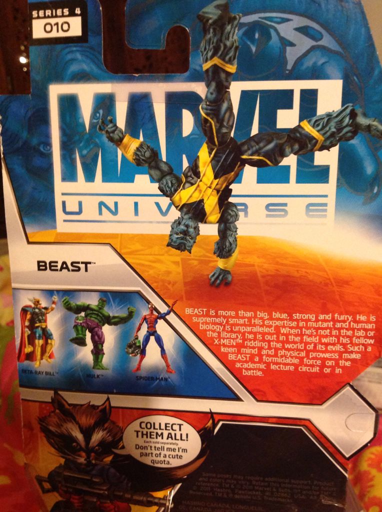 Beast - Hasbro (Marvel Universe) action figure collectible [Barcode 653569665755] - Main Image 2
