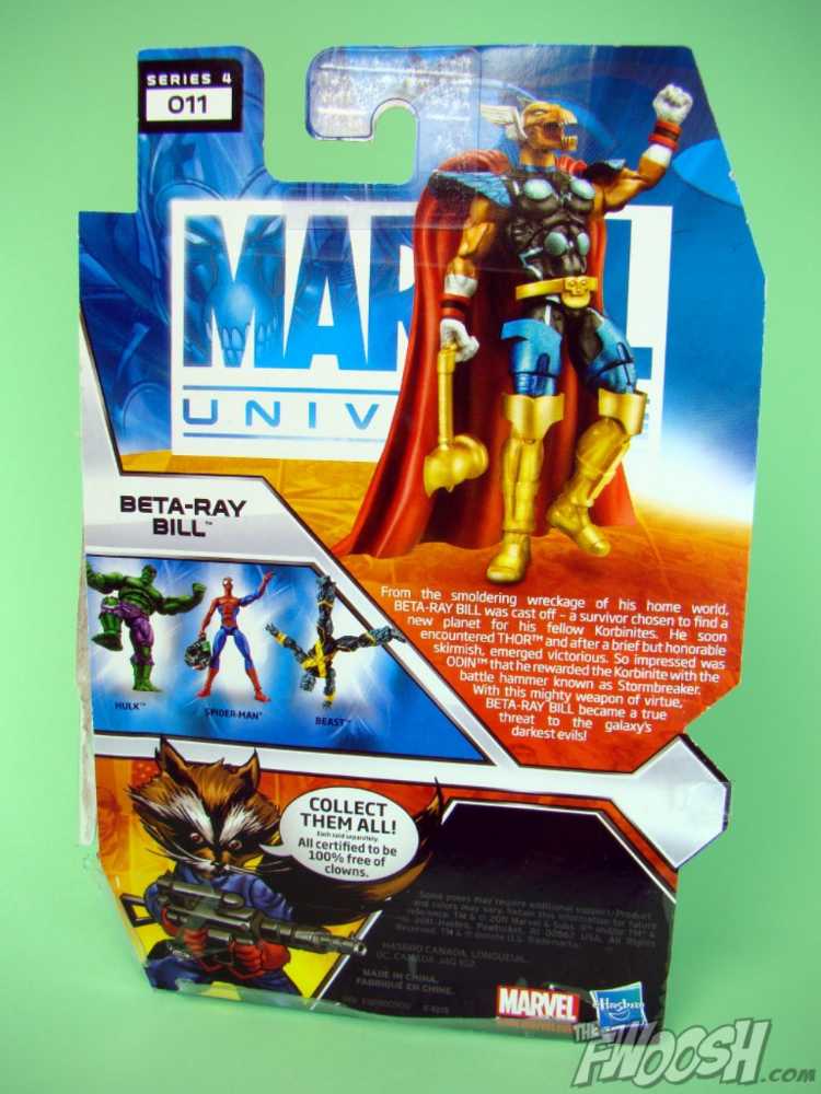 Marvel Universe Beta-Ray Bill - Hasbro (Marvel Universe) action figure collectible [Barcode 653569665786] - Main Image 3