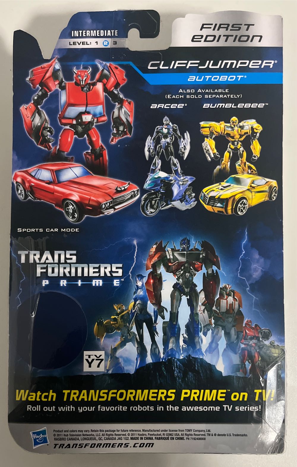 Cliffjumper - Hasbro (Transformers Prime) action figure collectible [Barcode 653569668084] - Main Image 3