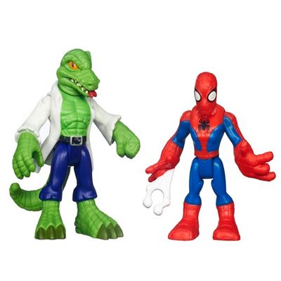 Spider-Man & Lizard - Hasbro (Marvel Spider-Man Adventures) action figure collectible [Barcode 653569671961] - Main Image 2