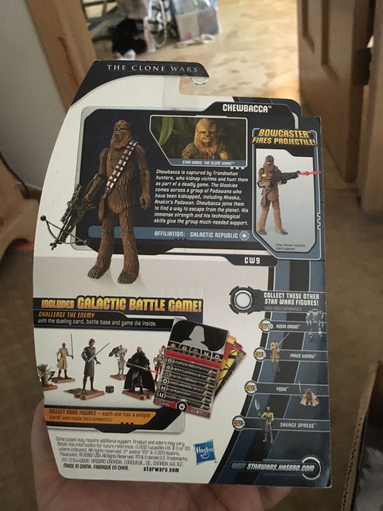 Chewbacca - Hasbro (Star Wars: The Clone Wars) action figure collectible [Barcode 653569681632] - Main Image 2