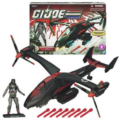 GI Joe 30th - Black Dragon VTOL - Hasbro (GI Joe 30th) action figure collectible [Barcode 653569682851] - Main Image 2