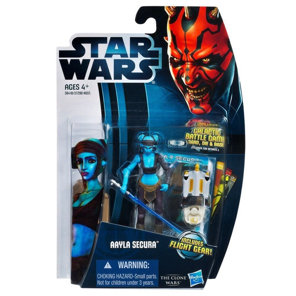 Aayla Secura - CW14 - Hasbro (The Clone Wars Collection) action figure collectible [Barcode 653569682882] - Main Image 2