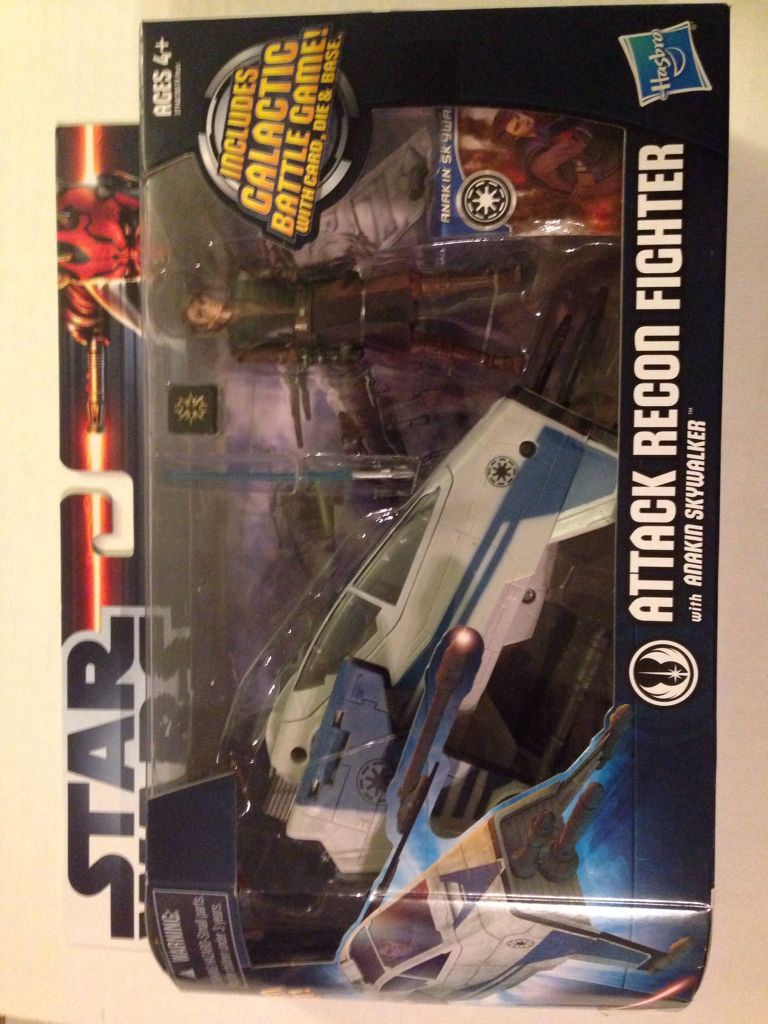 Attack Recon Fighter with Anakin Skywalker - Hasbro (Star Wars: The Clone Wars) action figure collectible [Barcode 653569684022] - Main Image 2