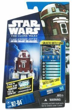 R7-D4 (Hidden Gadgets) - Hasbro (Star Wars - The Clone Wars (Blue)) action figure collectible [Barcode 653569686422] - Main Image 2