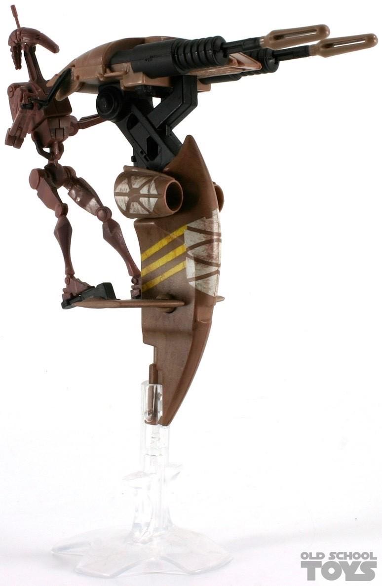 Star Wars STAP With Battle Droid  (Clone Wars) action figure collectible [Barcode 653569687542] - Main Image 2