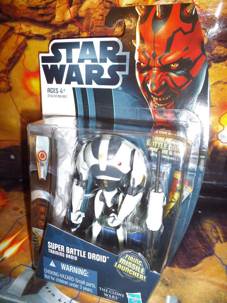 CW4 Super Battle Droid Training Droid - Hasbro (The Clone Wars) action figure collectible [Barcode 653569692133] - Main Image 2
