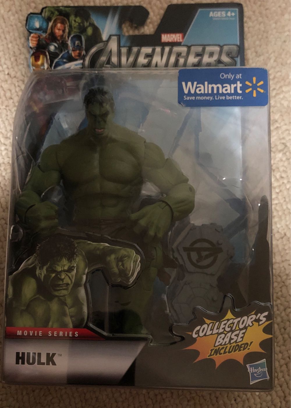 Marvel Legends Avengers Movie Series Hulk Walmart Exclusive  - Hasbro (Marvel: Avengers: 6”) action figure collectible [Barcode 653569693895] - Main Image 3