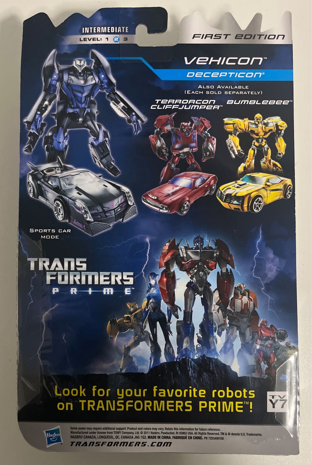 Vehicon - Hasbro (Transformers: Prime) action figure collectible [Barcode 653569698050] - Main Image 2