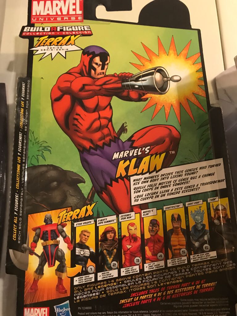 Klaw - Hasbro (Marvel Legends - Terrax) action figure collectible [Barcode 653569698463] - Main Image 2