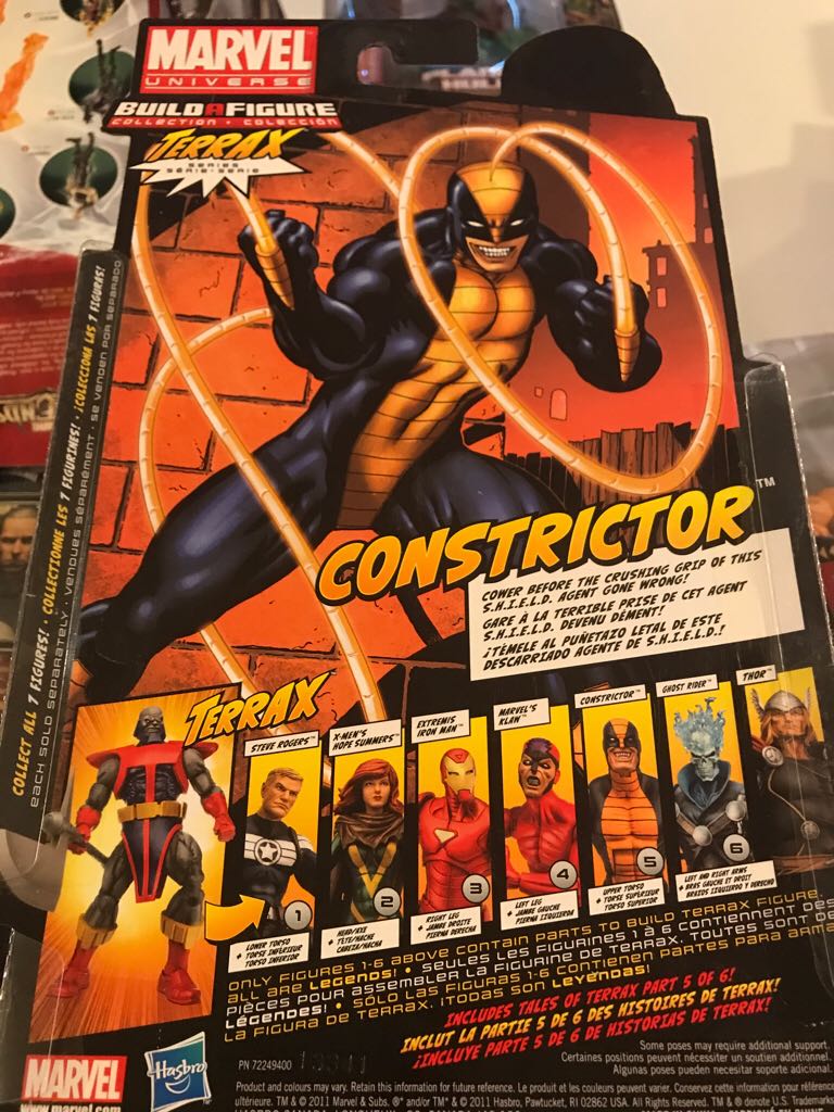 Constrictor - Hasbro (Marvel Legends (BAF - Terrax)) action figure collectible [Barcode 653569698494] - Main Image 2