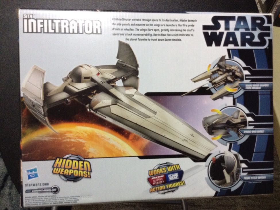 Star Wars Class II Attack Vehicles 2012 Episode I The Phantom Menac - Hasbro (The Phantom Menace) action figure collectible [Barcode 653569701415] - Main Image 2