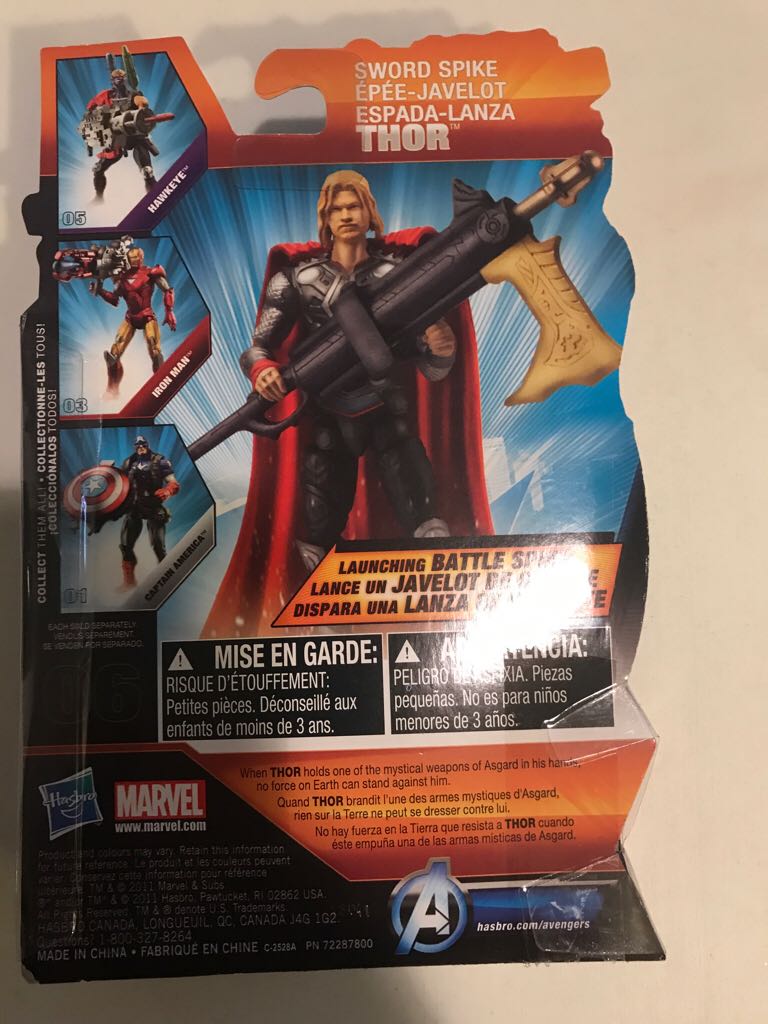 Avengers Movie 3.75 - Sword Spike Thor  action figure collectible [Barcode 653569705246] - Main Image 2
