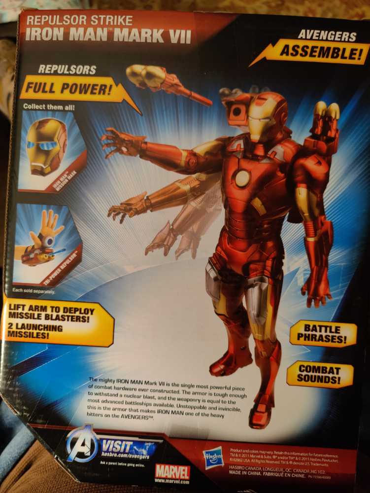 Iron Man Mark VII: Repulsor Strike - Hasbro (The Avengers) action figure collectible [Barcode 653569706274] - Main Image 4