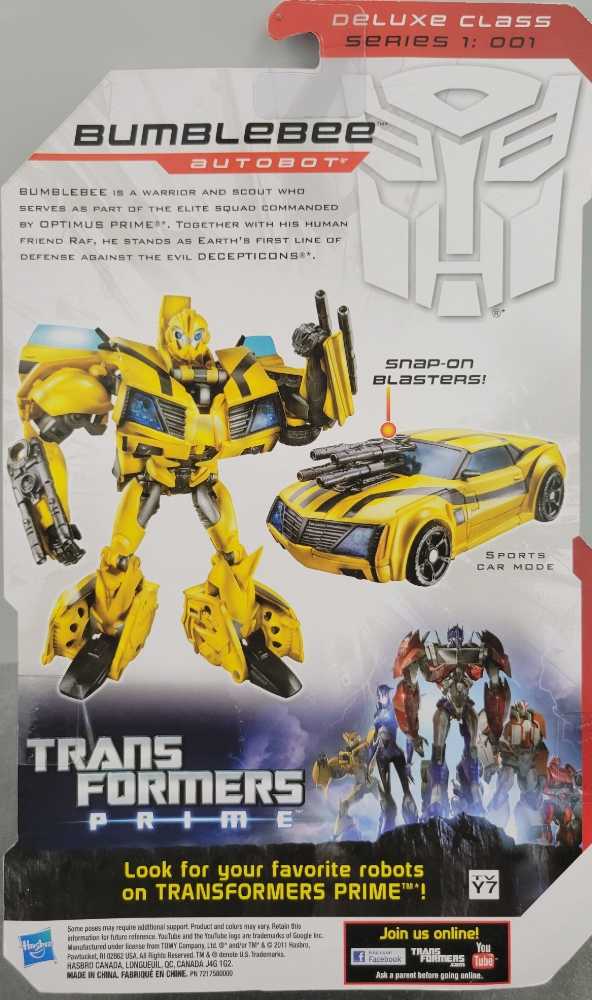 Bumblebee - Hasbro (Transformers: Prime) action figure collectible [Barcode 653569706526] - Main Image 3